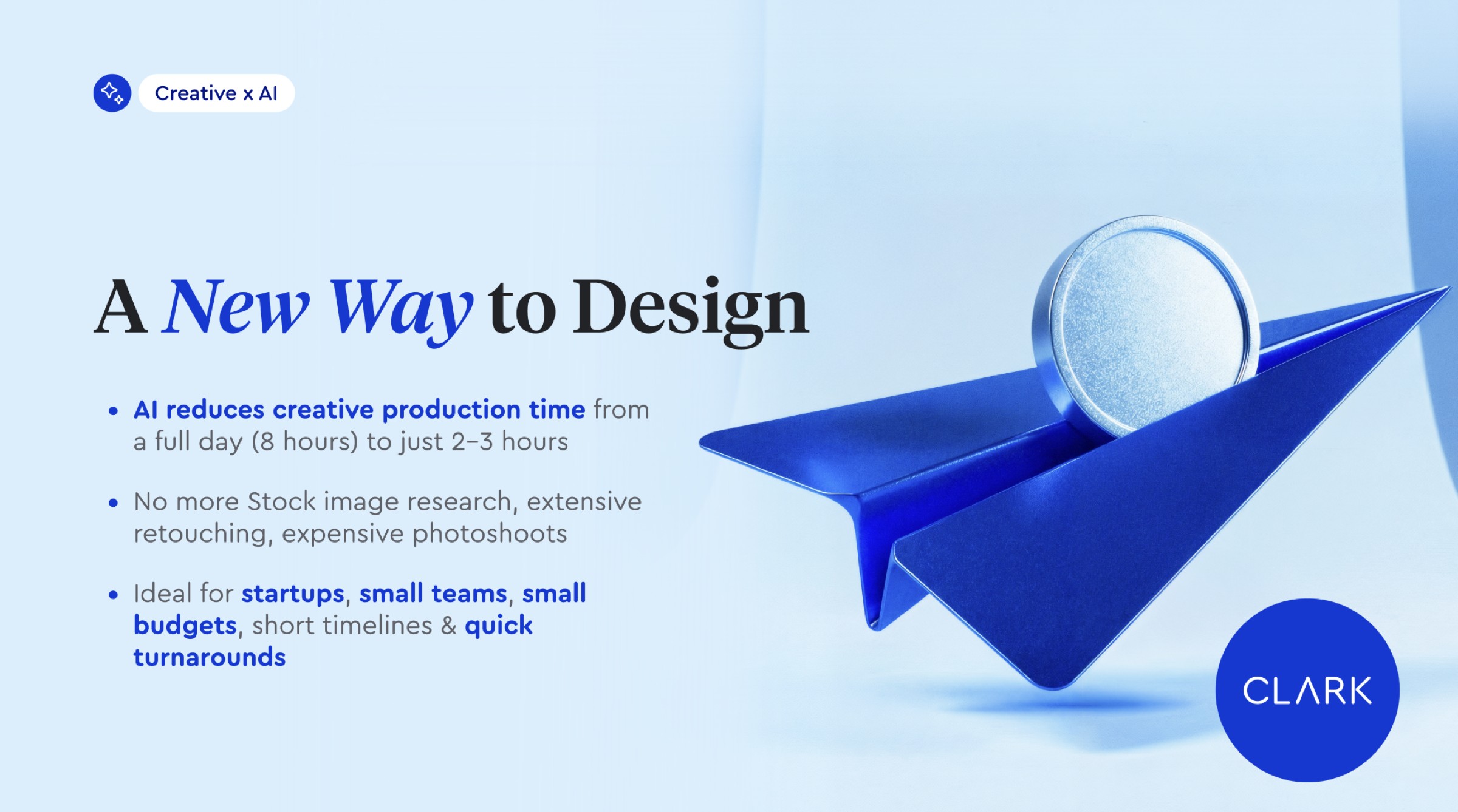 A New Way to Design — mindset shift slide